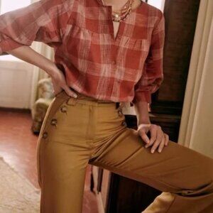 Sezane Antoni Trousers Camel // Size 38 // Like New